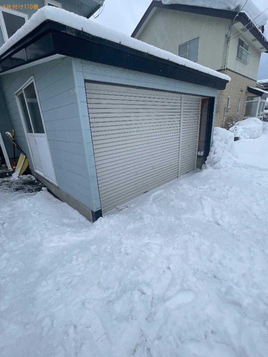 屋根の雪下ろしと駐車場の雪かき作業ご依頼　お客様の声